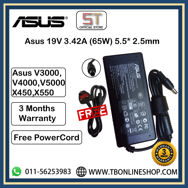 Asus Adapter 65w 5.5 2.5