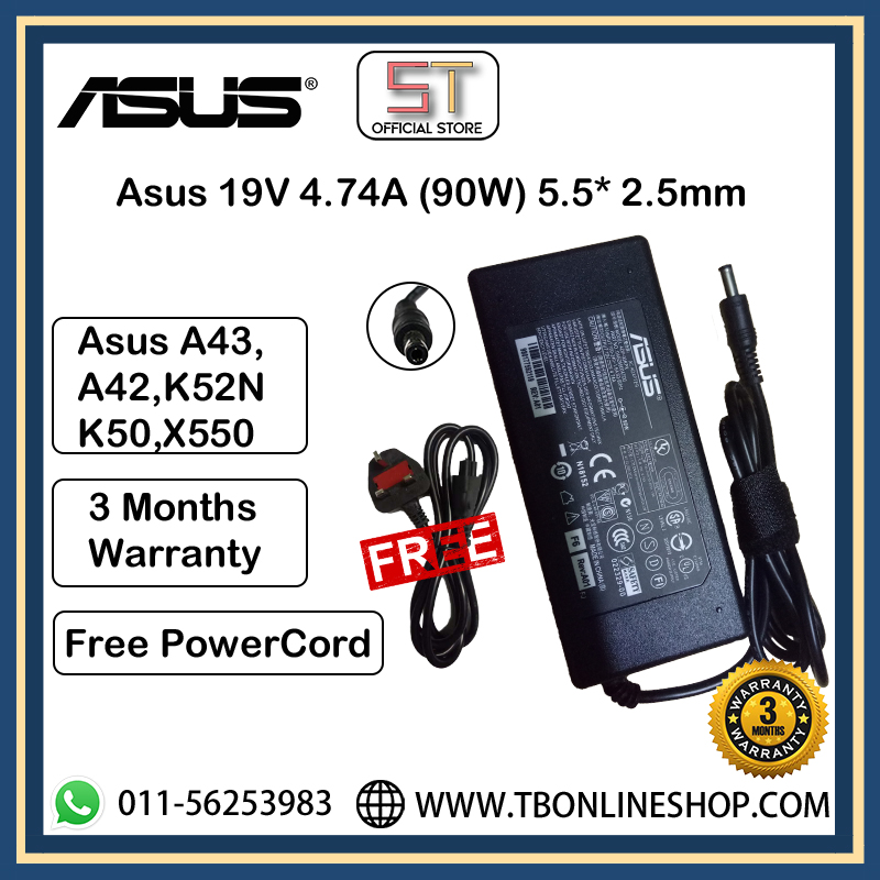 Asus Adapter 90w 5.5 2.5