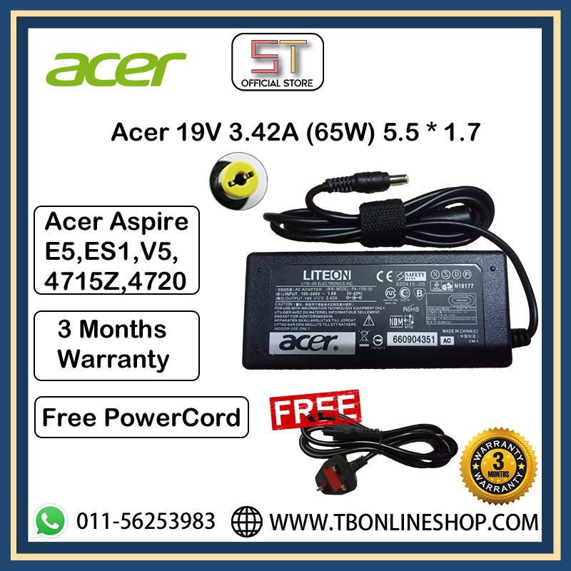 Acer Adapter 65w